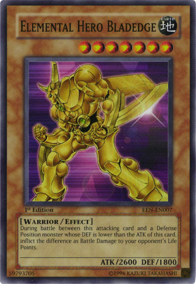 Elemental Hero Bladedge [EEN-EN007] Super Rare | Devastation Store