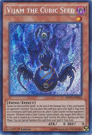 Vijam the Cubic Seed [MVP1-ENS32] Secret Rare | Devastation Store