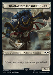 Soldier (003) // Ultramarines Honour Guard Double-sided Token (Surge Foil) [Universes Beyond: Warhammer 40,000 Tokens] | Devastation Store