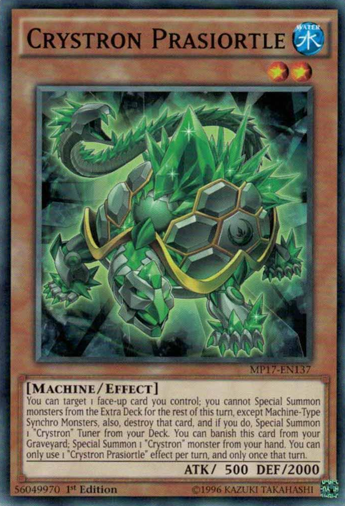 Crystron Prasiortle [MP17-EN137] Common | Devastation Store