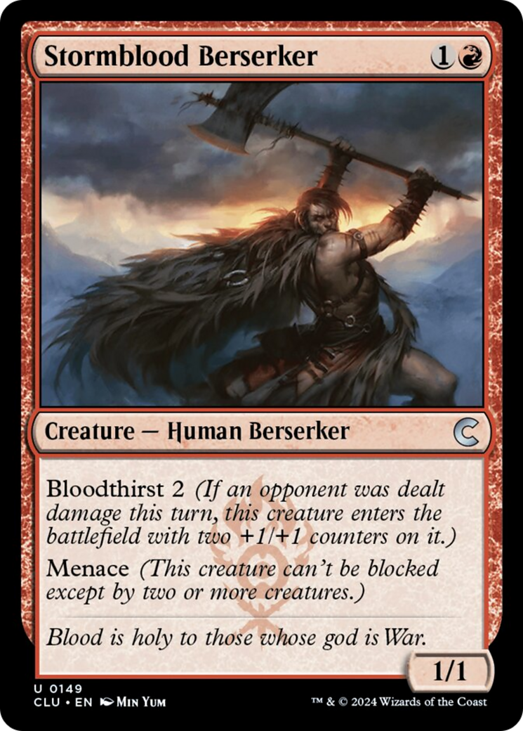 Stormblood Berserker [Ravnica: Clue Edition] | Devastation Store