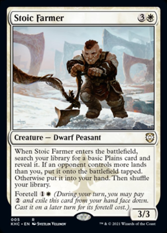 Stoic Farmer [Kaldheim Commander] | Devastation Store