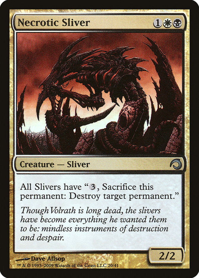 Necrotic Sliver [Premium Deck Series: Slivers] - Devastation Store | Devastation Store