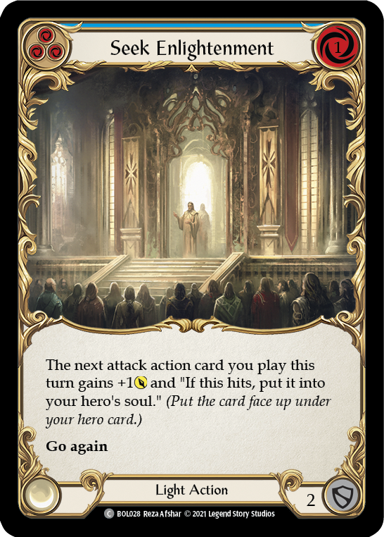 Seek Enlightenment (Blue) [BOL028] (Monarch Boltyn Blitz Deck) | Devastation Store