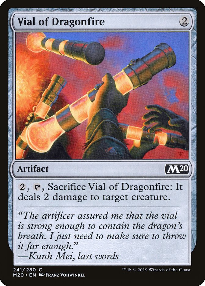 Vial of Dragonfire [Core Set 2020] | Devastation Store