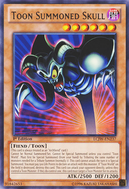 Toon Summoned Skull [LCJW-EN237] Rare | Devastation Store