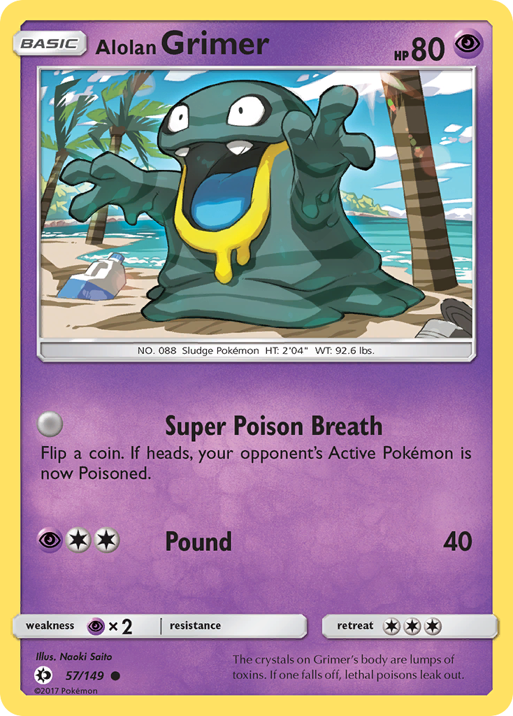 Alolan Grimer (57/149) [Sun & Moon: Base Set] | Devastation Store