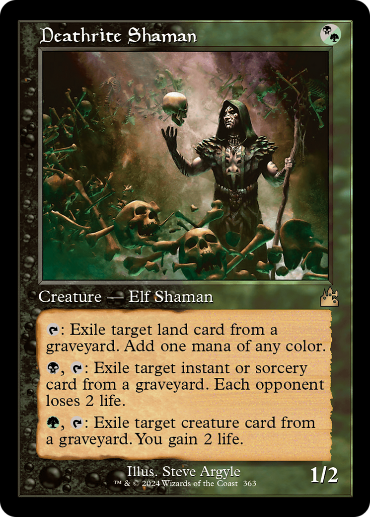 Deathrite Shaman (Retro Frame) [Ravnica Remastered] | Devastation Store