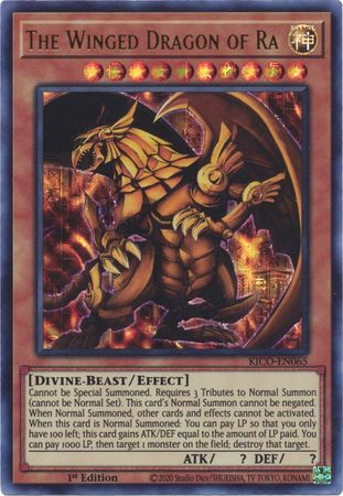 The Winged Dragon of Ra (Ultra Pharaoh's Rare) [KICO-EN065] Ultra Pharaoh’s Rare | Devastation Store