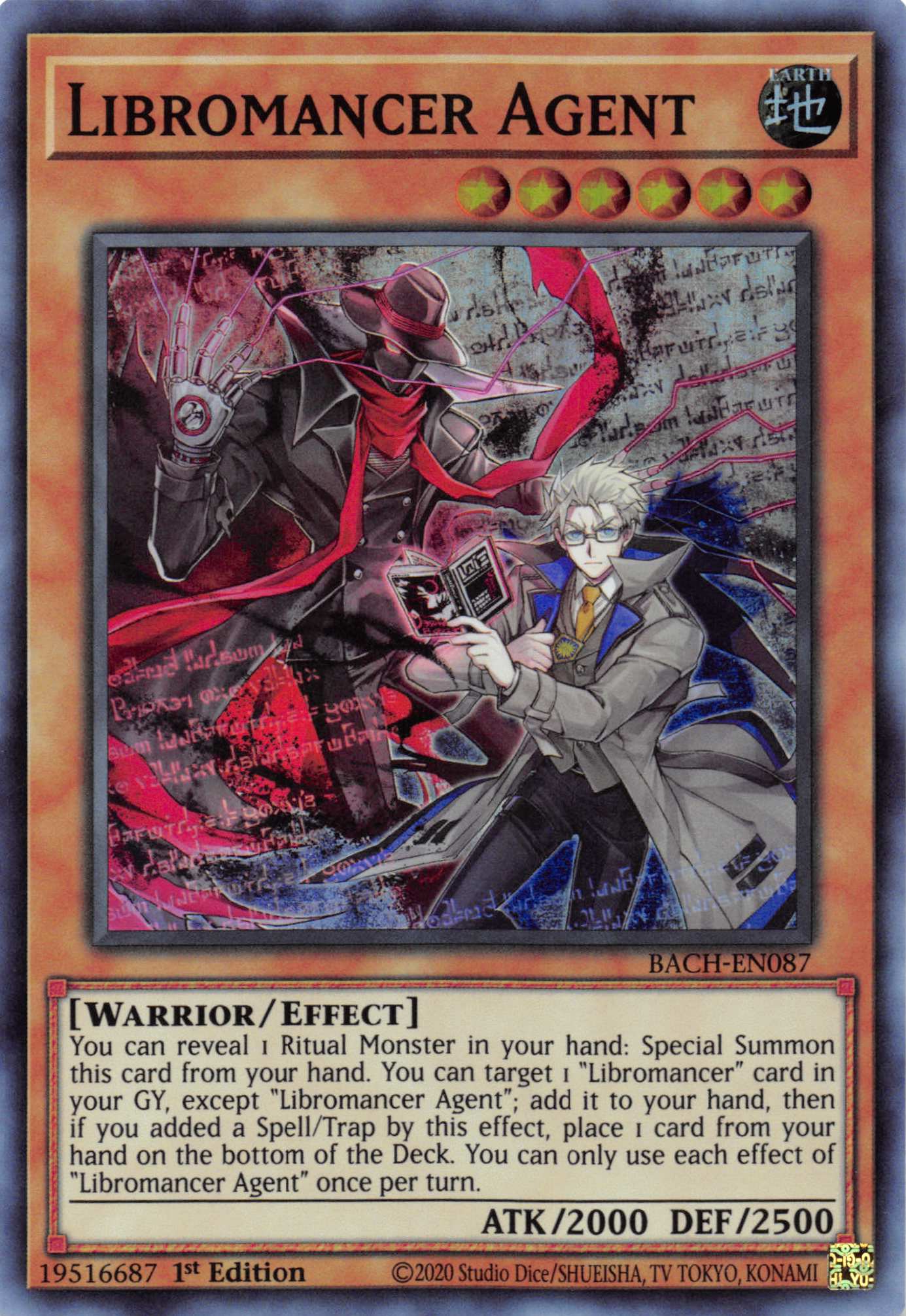 Libromancer Agent [BACH-EN087] Super Rare | Devastation Store