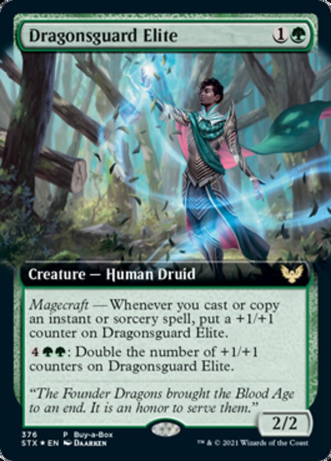 Dragonsguard Elite (Buy-A-Box) [Strixhaven: School of Mages Promos] | Devastation Store