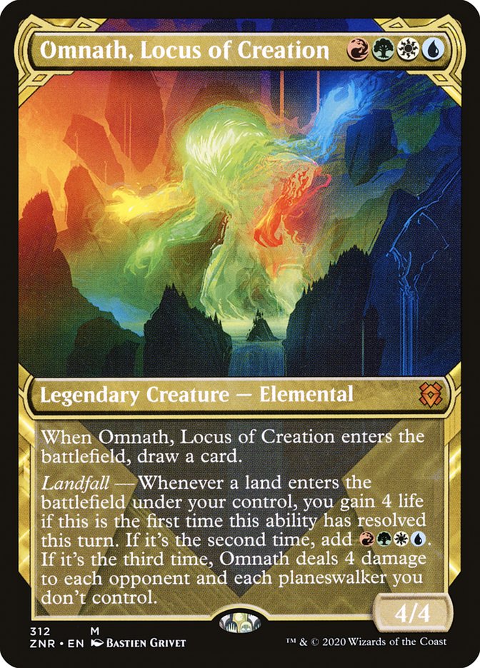Omnath, Locus of Creation (Showcase) [Zendikar Rising] | Devastation Store