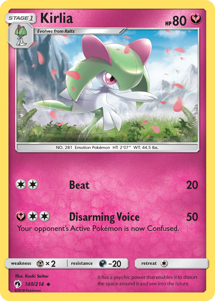 Kirlia (140/214) [Sun & Moon: Lost Thunder] | Devastation Store