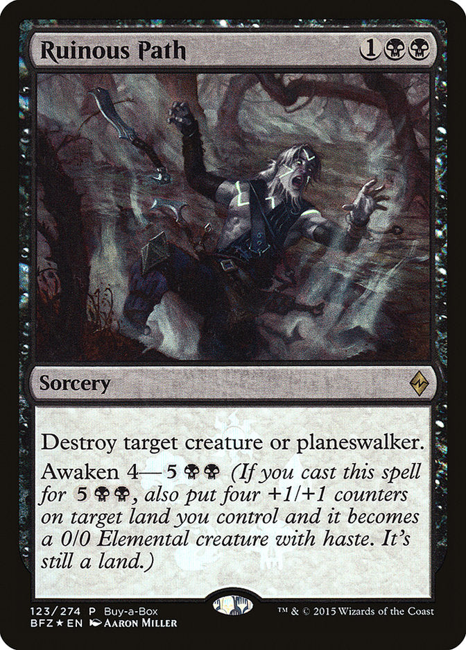 Ruinous Path (Buy-A-Box) [Battle for Zendikar Promos] - Devastation Store | Devastation Store