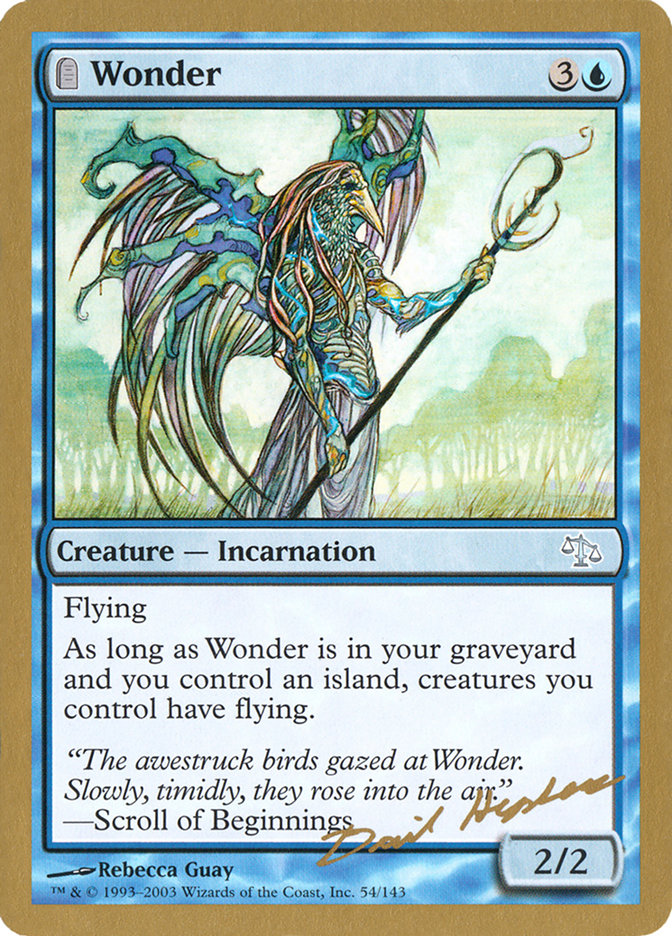 Wonder (Dave Humpherys) [World Championship Decks 2003] | Devastation Store