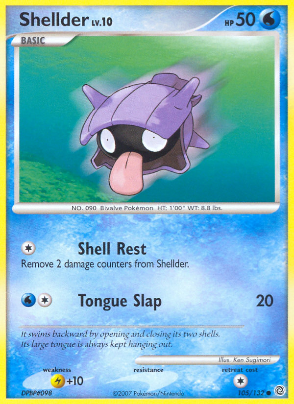 Shellder (105/132) [Diamond & Pearl: Secret Wonders] | Devastation Store