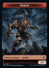 Bird (002) // Goblin Double-sided Token [Dominaria United Tokens] | Devastation Store