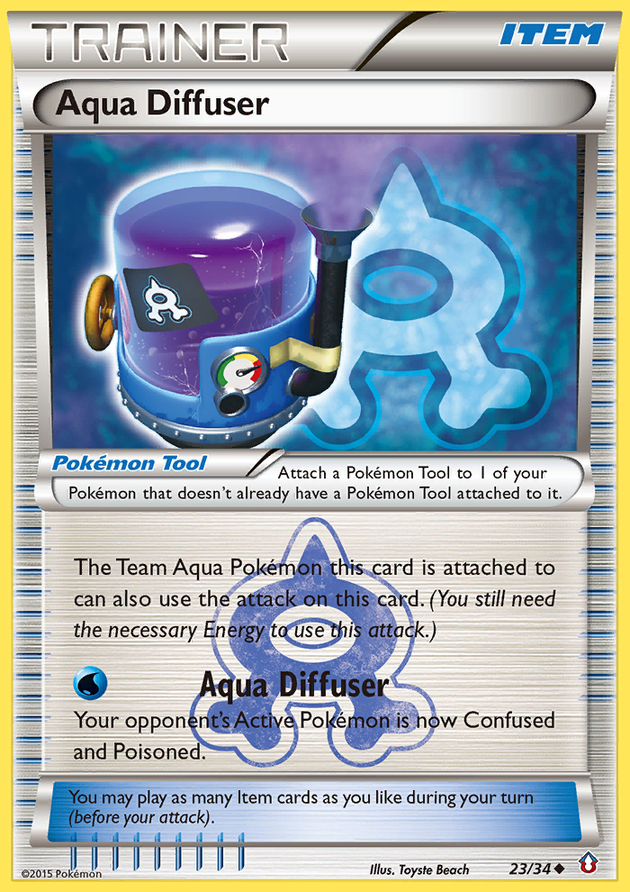 Aqua Diffuser (23/34) [XY: Double Crisis] | Devastation Store