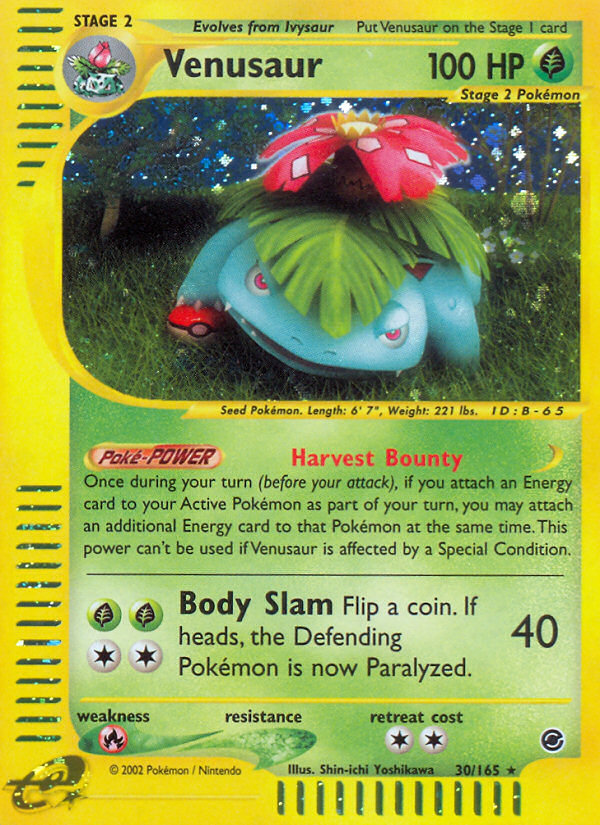 Venusaur (30/165) [Expedition: Base Set] | Devastation Store