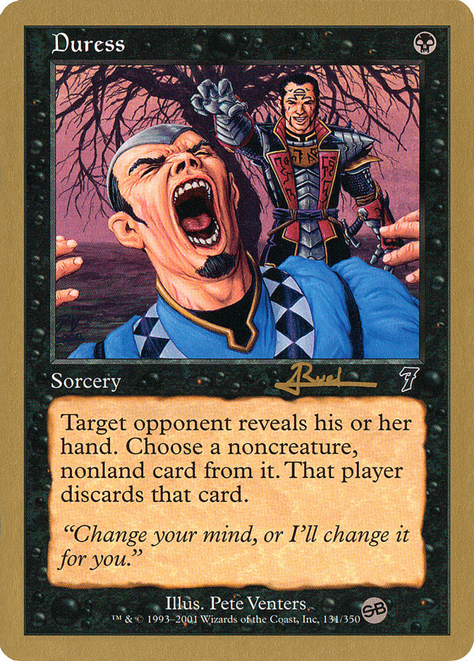 Duress (Antoine Ruel) (SB) [World Championship Decks 2001] | Devastation Store