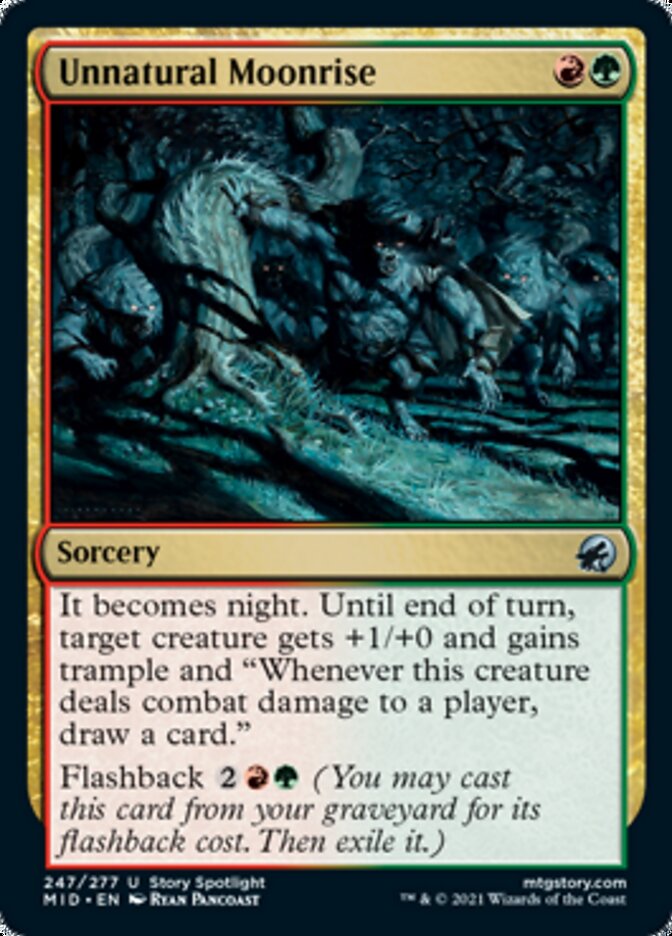 Unnatural Moonrise [Innistrad: Midnight Hunt] | Devastation Store