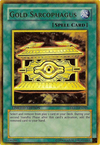 Gold Sarcophagus [GLD2-EN040] Gold Rare | Devastation Store