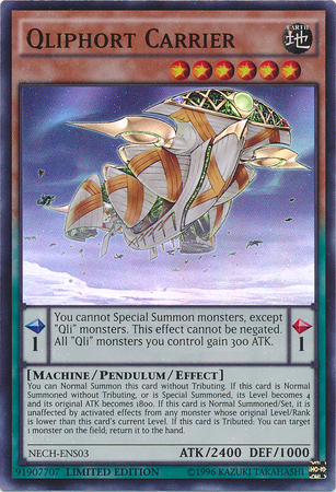 Qliphort Carrier (SE) [NECH-ENS03] Super Rare | Devastation Store