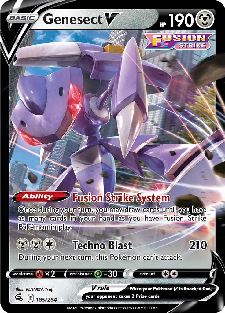 Genesect V (185/264) [Sword & Shield: Fusion Strike] | Devastation Store