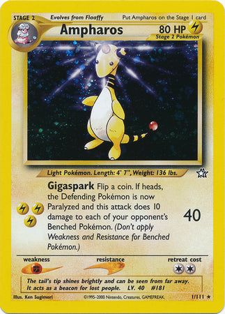 Ampharos (1/111) [Neo Genesis Unlimited] | Devastation Store