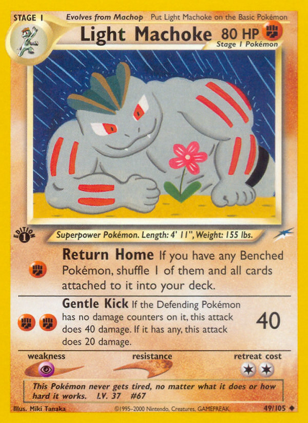 Light Machoke (49/105) [Neo Destiny 1st Edition] | Devastation Store