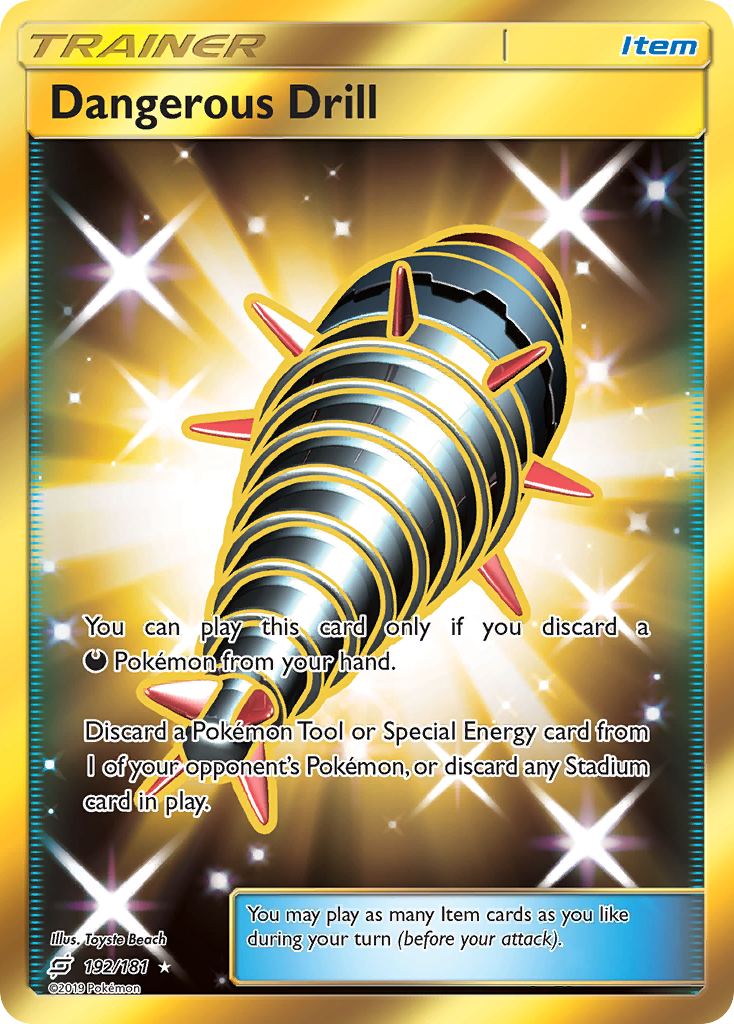 Dangerous Drill (192/181) [Sun & Moon: Team Up] | Devastation Store
