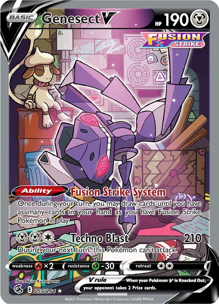 Genesect V (255/264) [Sword & Shield: Fusion Strike] | Devastation Store