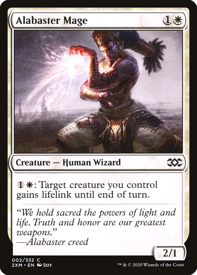 Alabaster Mage [Double Masters] | Devastation Store