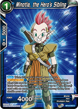 Minotia, the Hero's Sibling (BT14-053) [Cross Spirits] | Devastation Store