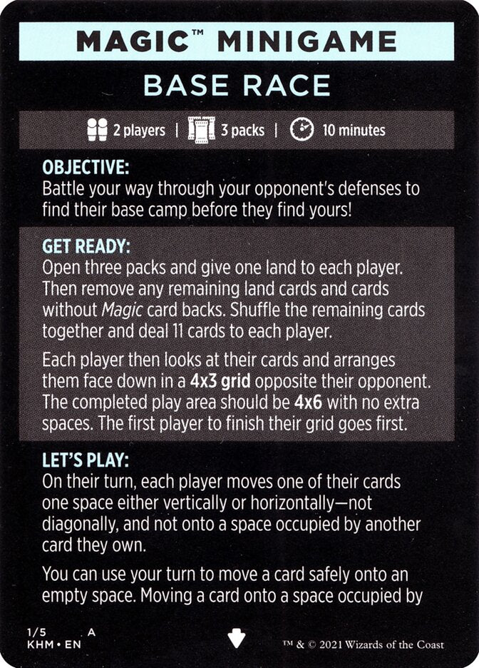 Base Race (Magic Minigame) [Kaldheim Minigame] | Devastation Store