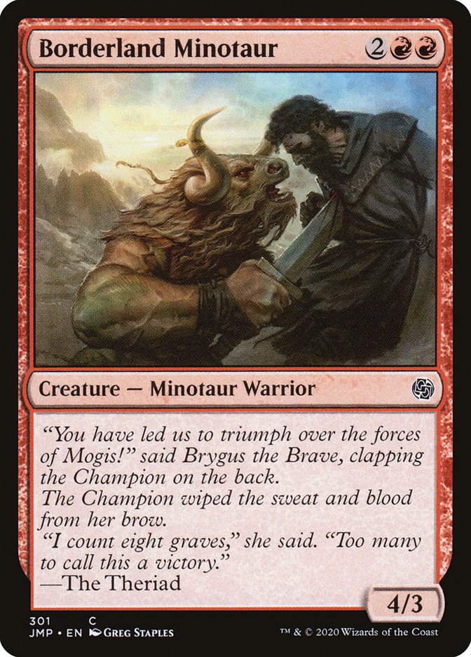 Borderland Minotaur [Jumpstart] | Devastation Store