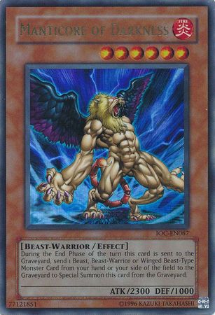 Manticore of Darkness [IOC-EN067] Ultra Rare | Devastation Store
