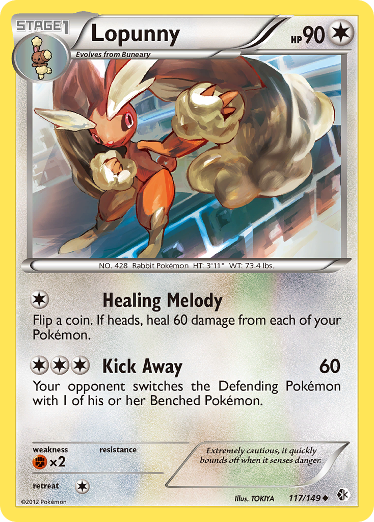 Lopunny (117/149) [Black & White: Boundaries Crossed] | Devastation Store