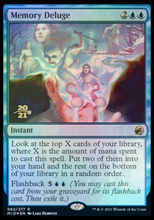 Memory Deluge [Innistrad: Midnight Hunt Prerelease Promos] | Devastation Store
