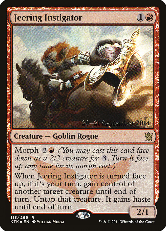 Jeering Instigator  [Khans of Tarkir Prerelease Promos] | Devastation Store