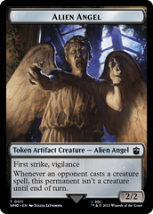 Alien Angel // Dinosaur Double-Sided Token [Doctor Who Tokens] | Devastation Store