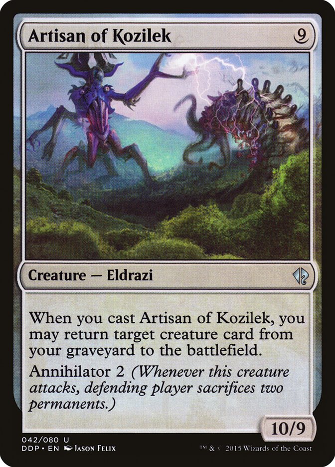 Artisan of Kozilek [Duel Decks: Zendikar vs. Eldrazi] | Devastation Store