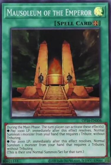 Mausoleum of the Emperor [OP16-EN006] Super Rare | Devastation Store