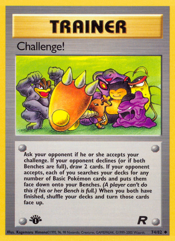 Challenge! (74/82) [Team Rocket 1st Edition] | Devastation Store