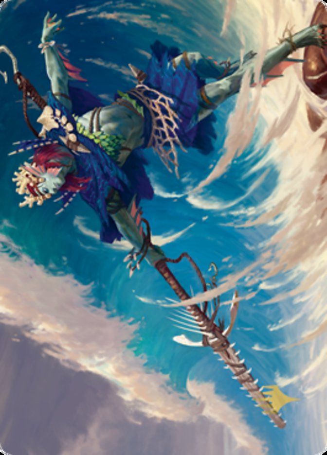 Tazeem Roilmage Art Card (Gold-Stamped Signature) [Zendikar Rising Art Series] | Devastation Store