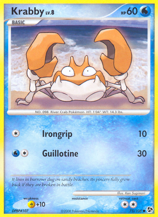 Krabby (75/106) [Diamond & Pearl: Great Encounters] | Devastation Store