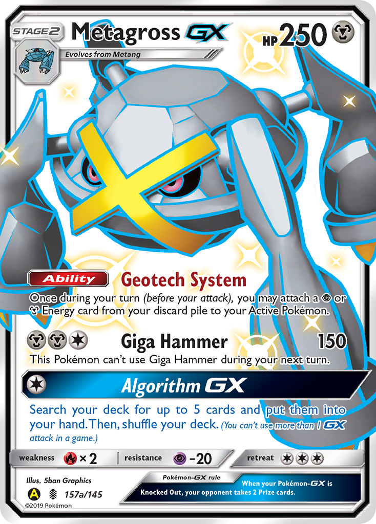 Metagross GX (157a/145) [Alternate Art Promos] | Devastation Store