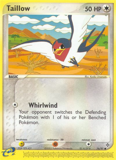 Taillow (76/97) [EX: Dragon] | Devastation Store