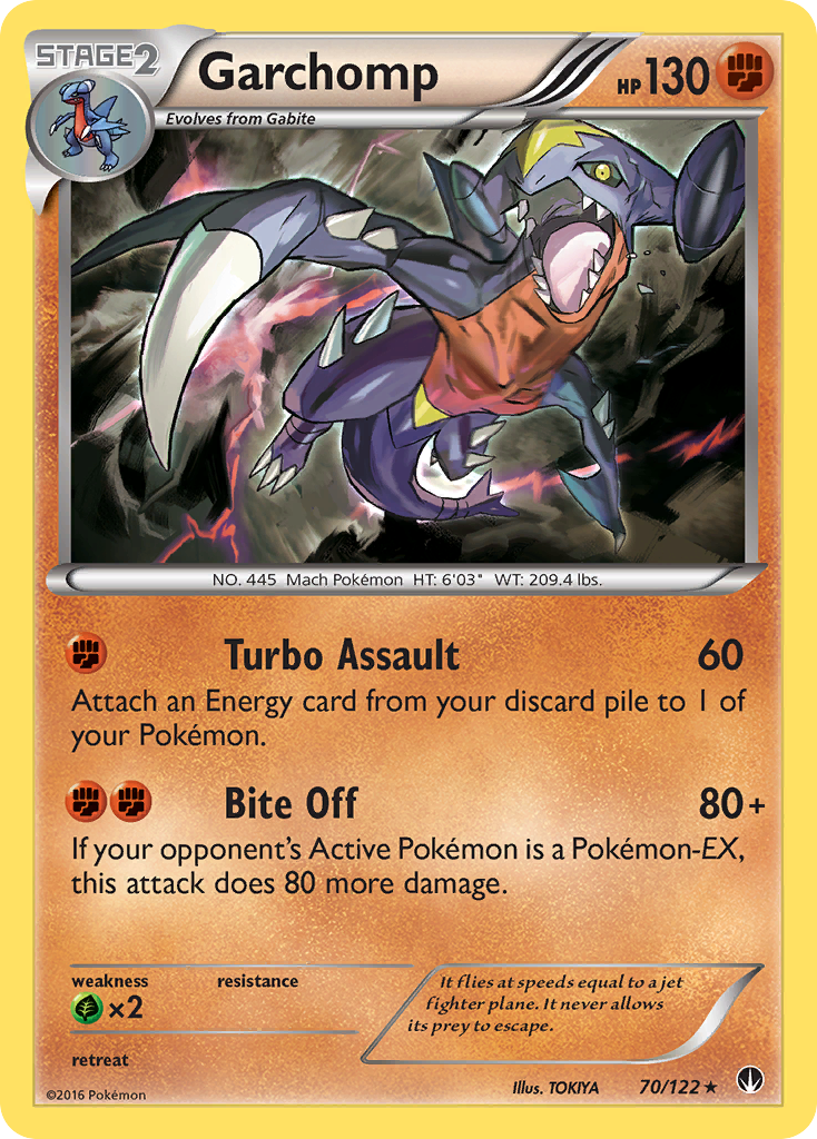 Garchomp (70/122) [XY: BREAKpoint] | Devastation Store
