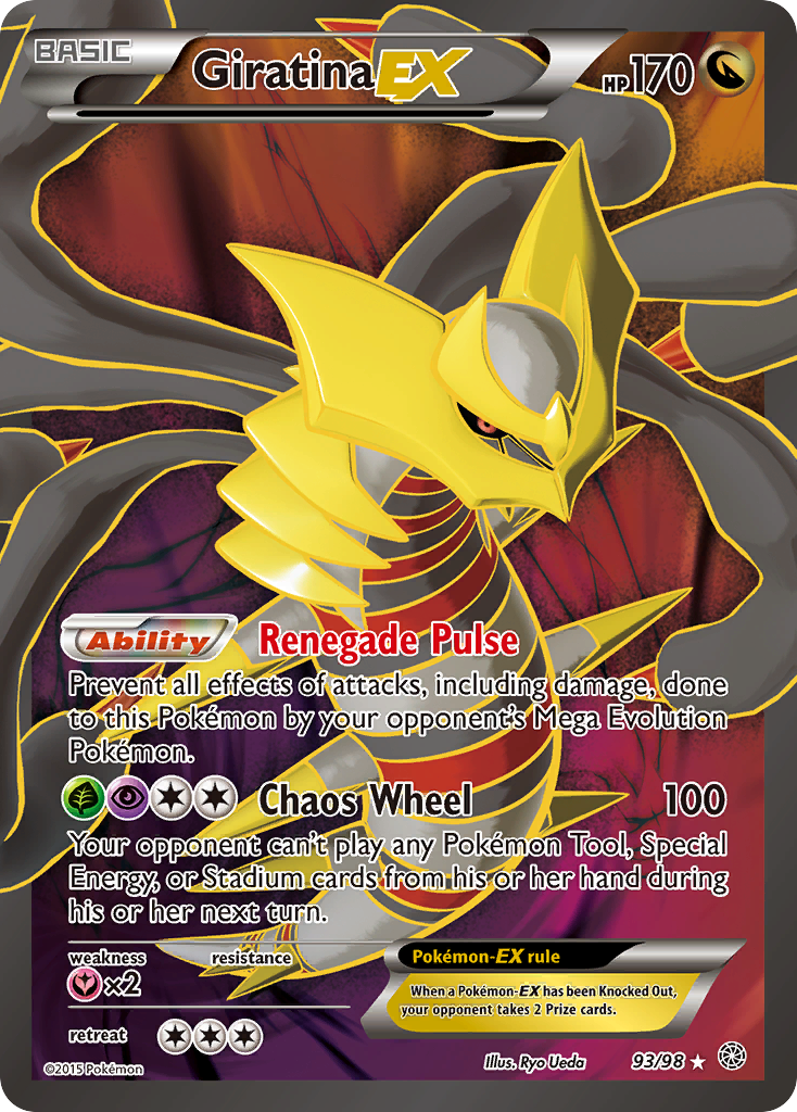 Giratina EX (93/98) [XY: Ancient Origins] | Devastation Store